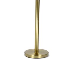 HOMLA Duncan keukenrolhouder metaal - keukenrolhouder rolhouder ronde bodem met antislip bodem - 15 cm x 34,5 cm goud