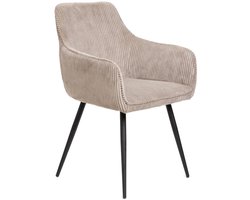 HOMLA - Stoel - SATORI FASO - Corduroy Beige - 58x62x79cm