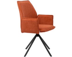 HOMLA stoel - Swivel - Brick - 56x60x82 cm