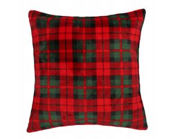 HOMLA TARTAN Kussenhoes 45x45 cm - Klassiek Ruitpatroon