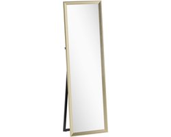 Homona Ganzkörperspiegel - Met gouden frame - 50 x 4 x 160 cm