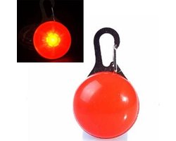 Hond - Led lampje voor aan de halsband - Rood