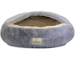 Hondenbed FLUFFY 70 cm lichtgrijs