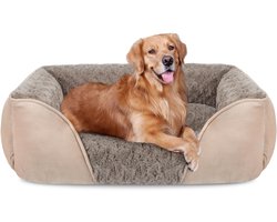 Hondenbed voor Grote Honden, Wasbaar en Antislip, Zacht en Comfortabel, Ideaal voor Ontspanning en Vermindering van Angst, 89 x 63 x 23 cm