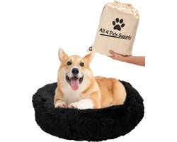 Hondenmand Donut - Kattenmand - Maat S - 60 cm - Hondenkussen - Hondenbed - Hondenmanden - Hondensofa - Mand Hond - Donut Hondenmand - Dog Bed - All 4 Pets Supply