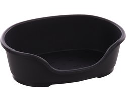 Hondenmand – kunststof mand Tuck Ovaal Zwart S 58x38cm – gerecycled & antislip – eenvoudig schoon te maken
