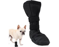 Hondenpoot Beschermer - Wondhoes Voethoes - Buiten Wandelen - Waterdicht Ademend - XL - Zwart