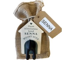 Hondenriemhouder-Senna-in leuk kado verpakking-15cmx10cm-woonaccessoires-hondengarderobe-kapstok voor honden-kado idee voor hondenbezitters-haak voor hondenriem