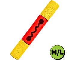 Hondenspeelgoed Stok - Apporteerspeeltje Hond - Kauwspeelgoed Vulbaar met Snoepjes - Maat M/L - HappyPaws