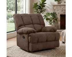 Honeyou oversized Relaxfauteuil bruin