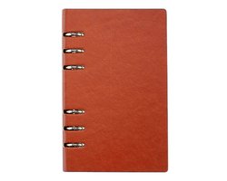 HongDian A5 Losbladige 6-Rings Clip-Organizer / Agendaomslag + 300 Pagina’s Papier