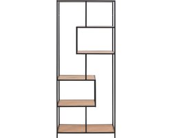 Honkytonk Boekenkast 185cm - asymmetrisch Wild Eiken