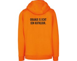 Hoodie oranje XL - Oranje is echt een kutkleur - soBAD. - Koningsdag - Unisex - Oranje - Voetbal - Nederland