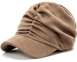 Hoofdbedekking – Chemo-mutsje-zonnehoed met brede rand/bucket hat voor dames-hoofddoek/tulband met klep-ademende en zachte hoofdbedekking (stijl: sjaal/tulband, unisex) – Hoofdomtrek: 58 cm