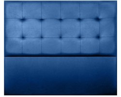 HOOFDBORD ASTER KUNSTLEER BLAUW 160