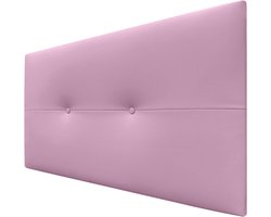 Hoofdbord Bed - Bedombouw - Slaapkamer Decoratie - Vuilafstotende Stof - 95 cm - Paars