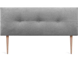 Hoofdbord Bed - Bedombouw - Slaapkamerdecoratie - Vuilafstotende Stof - 135x105cm - Paars