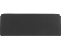 Hoofdbord CELEST 160 cm, gestoffeerd, met wandbevestiging – Zwart