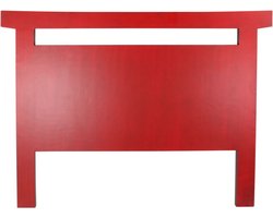 Hoofdbord DKD Home Decor Spar Rood Zwart MDF (160 x 4 x 120 cm)
