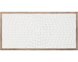 Hoofdbord Home ESPRIT Wit Natuurlijk 180 X 5 X 90 CM