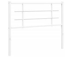 Hoofdbord | Hoofdeinde 107 cm metaal wit
