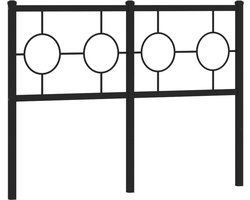 Hoofdbord | Hoofdeinde 120 cm metaal zwart