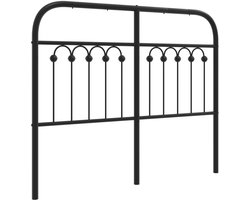 Hoofdbord | Hoofdeinde 120 cm metaal zwart
