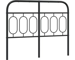 Hoofdbord | Hoofdeinde 120 cm metaal zwart