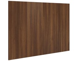 Hoofdbord | Hoofdeinde 120x1,5x80 cm bewerkt hout bruin eikenkleur