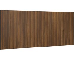 Hoofdbord | Hoofdeinde 200x1,5x80 cm bewerkt hout bruin eikenkleur