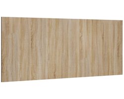 Hoofdbord | Hoofdeinde 200x1,5x80 cm bewerkt hout sonoma eikenkleurig