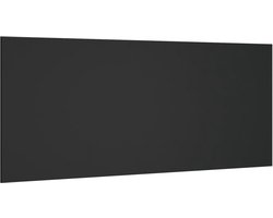 Hoofdbord | Hoofdeinde 200x1,5x80 cm bewerkt hout zwart