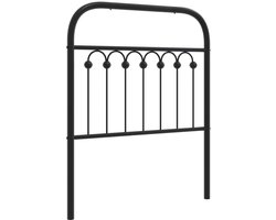 Hoofdbord | Hoofdeinde 75 cm metaal zwart