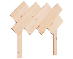 Hoofdbord | Hoofdeinde 92x3x81 cm massief grenenhout
