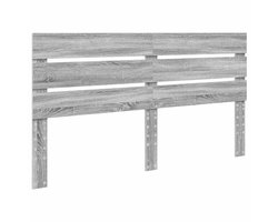 Hoofdbord | Hoofdeinde met hoofdeinde Grijs Sonoma 180 cm Bewerkt hout