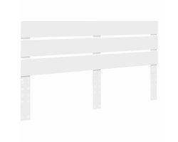Hoofdbord | Hoofdeinde met hoofdeinde Wit 160 cm Bewerkt hout