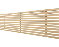 Hoofdbord Hout - Bedpaneel - Slaapkamer Decoratie - Gerecycled Materiaal - 160cm - Natuurlijk