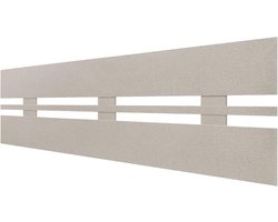 Hoofdbord Hout - Bedpaneel - Slaapkamer Styling - Gerecycled Materiaal - 150cm Breed - Beige Visgraat
