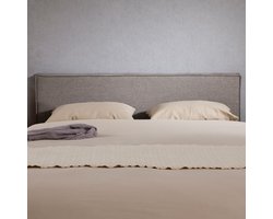 Hoofdbord KLAO 160 cm, gestoffeerd – grijs