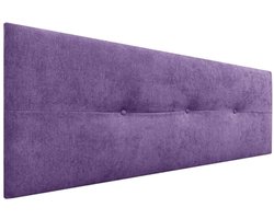 Hoofdbord luxe gestoffeerd in lila voor bedden 120/135/140 cm