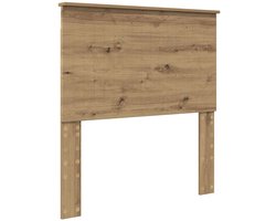 Hoofdbord met Hoofdbord | Hoofdeinde Artisan Eiken 90 cm Bewerkt hout