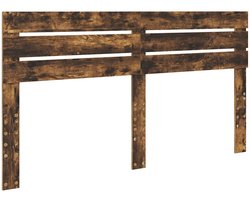 Hoofdbord met Hoofdbord | Hoofdeinde Gerookt eiken 200 cm Bewerkt hout