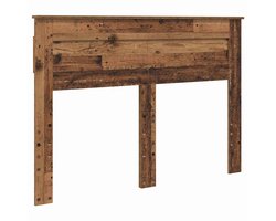 Hoofdbord met Hoofdbord | Hoofdeinde Oud Hout 160 cm Bewerkt hout