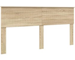 Hoofdbord met Hoofdbord | Hoofdeinde Sonoma Eiken 180 cm Bewerkt hout