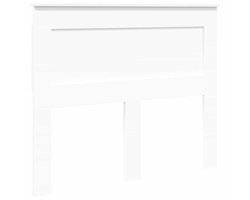 Hoofdbord met Hoofdbord | Hoofdeinde Wit 120 cm Bewerkt hout