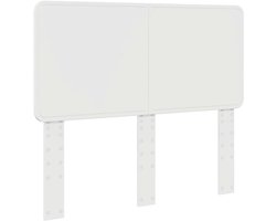 Hoofdbord met Hoofdbord | Hoofdeinde Wit 120 cm Bewerkt hout