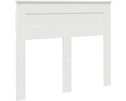 Hoofdbord met Hoofdbord | Hoofdeinde Wit 120 cm Bewerkt hout