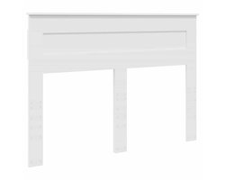 Hoofdbord met Hoofdbord | Hoofdeinde Wit 160 cm Bewerkt hout