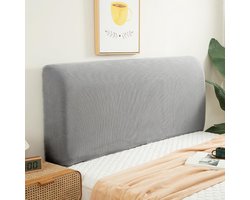 Hoofdbord Oversteek - Bed Beschermhoes - Slaapkamer Decoratie - Stof & Krasbestendig - 180 cm - Lichtgrijs