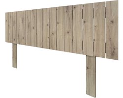 Hoofdbord van Hout - Bedachterwand Kopstuk - Slaapkamer Decoratie - Gerecycled MDF Materiaal - 135cm Breed - Eiken